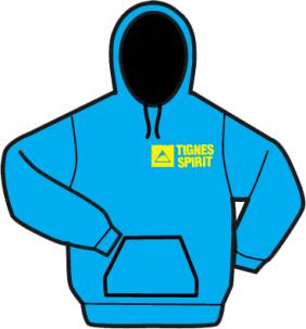 Hoodie Yellow/Blue
