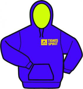 Hoodie Yellow/Purple