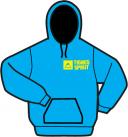 Hoodie Yellow/Blue