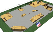 3D Plan of Summer Skate Park