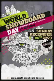 4th World Snowboard Day Flyer!!