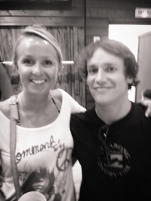 Corinne & Sylvain chatting about Tignes!