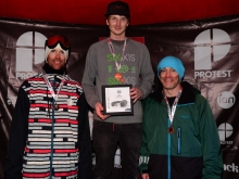 Mens Masters Slopestlye (snb) 1st: Rich Jonas. Photo: Sam Mellish