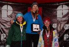 Womens Master Slopestyle (snb). 1st: Corinne Mayhew.  Photo: Sam Mellish