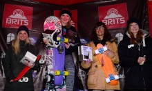 Womens Rail Jam (snb); Katie Blundell 2nd & Kate Wood 4th.  Photo: Sam Mellish