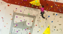New climbing wall