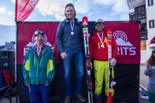 Mens Skiercross podium