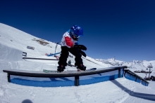 Young guns at the rail jam 